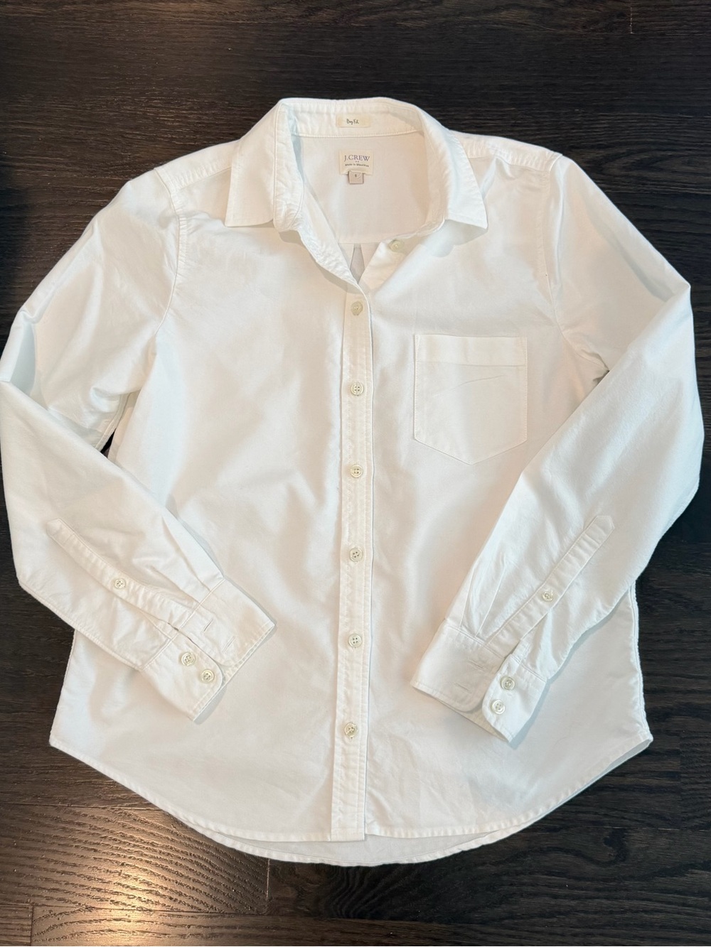 J. Crew women’s White Button-Down Dress Shirt